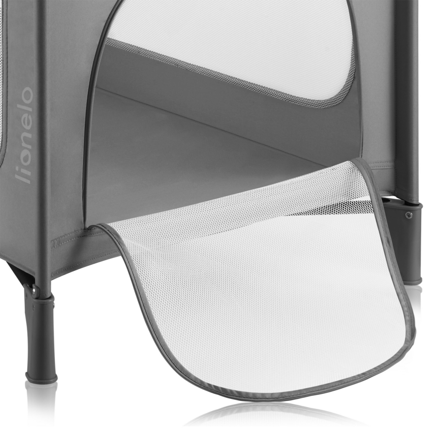 Lionelo - Matkasänky JASMIN EASY FOLD Grey Stone