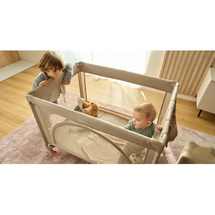 Lionelo - Matkasänky LAURA Beige Hiekka