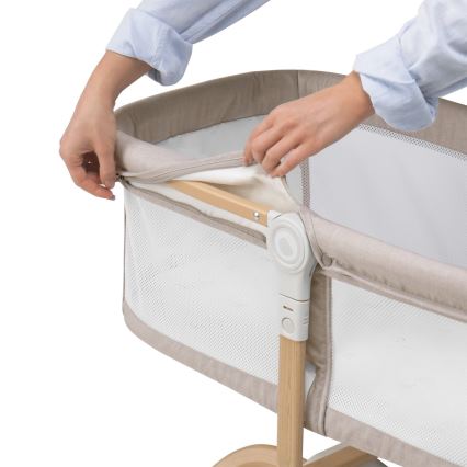 Lionelo - matkasänky MALIN EVO Beige Natural
