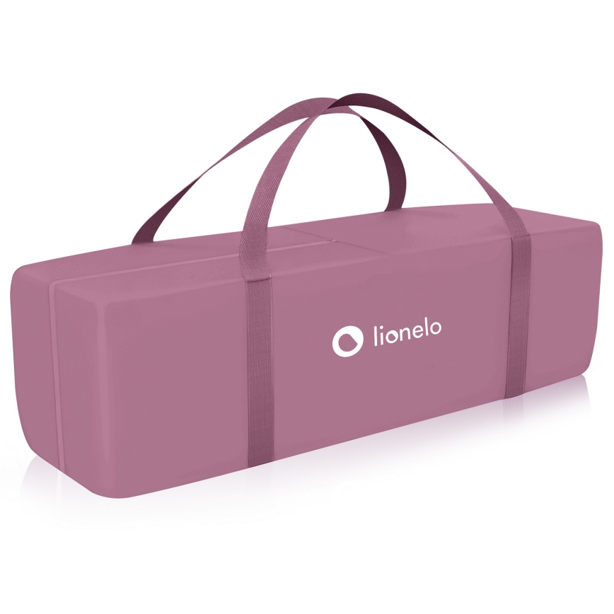 Lionelo - Matkasänky STEFI PLUS vaaleanpunainen magnolia