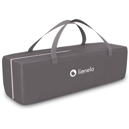 Lionelo - Matkasänky SVEN PLUS harmaa/turkoosi