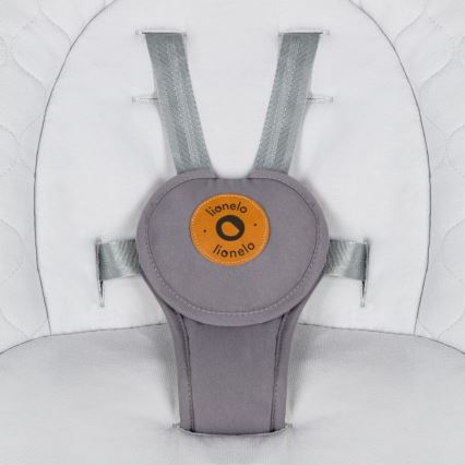 Lionelo - Melodialla varustettu lasten keinu MELL Grey Stone 4xAA + kaukosäädin