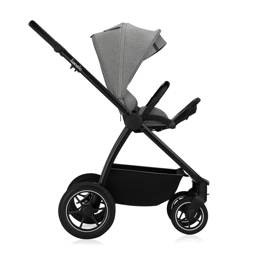 Lionelo MERIL 2-in-1 yhdistelmävaunut, Grey Stone
