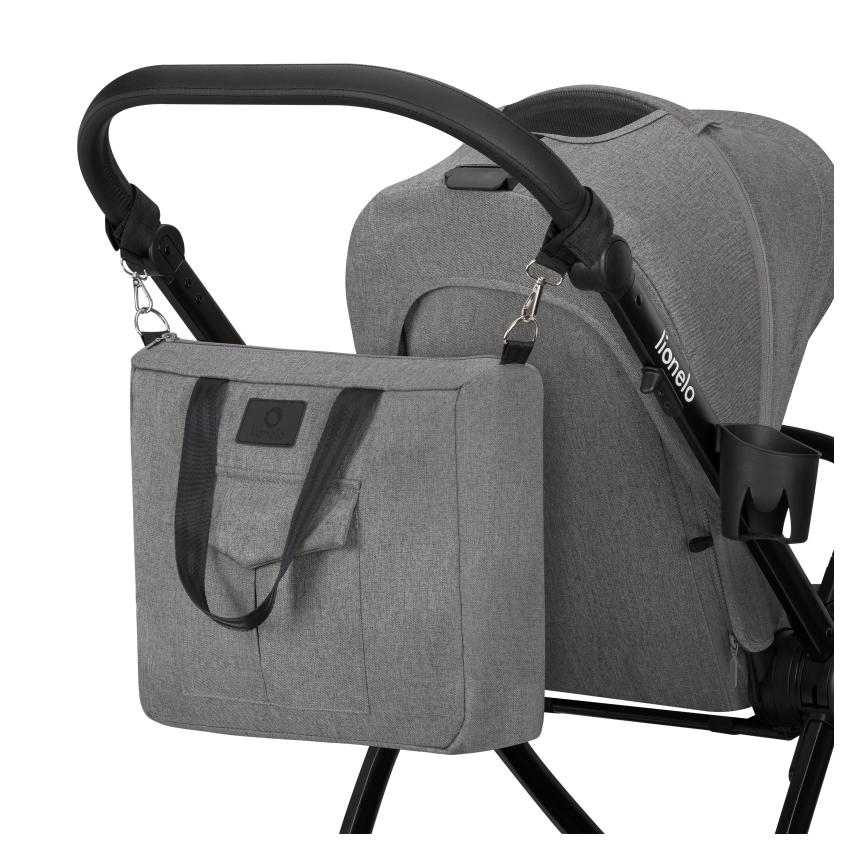 Lionelo MERIL 2-in-1 yhdistelmävaunut, Grey Stone
