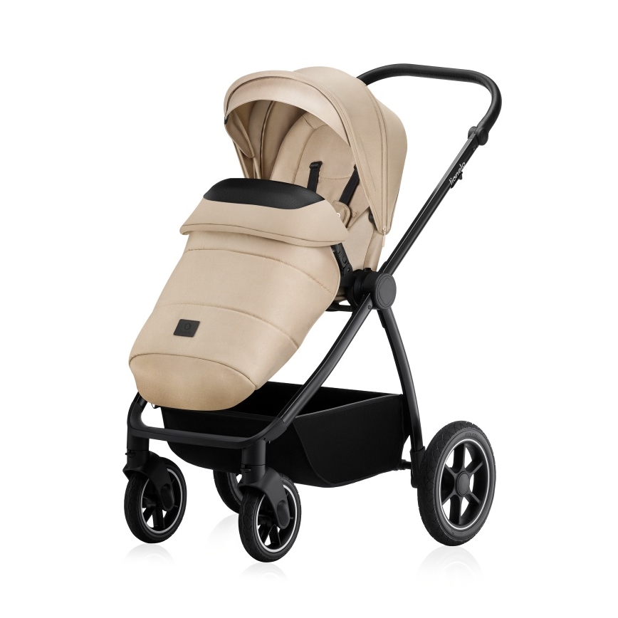 Lionelo - MERIL yhdistelmävaunut 2‑in‑1 Beige Sand