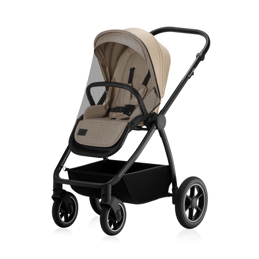 Lionelo - MERIL yhdistelmävaunut 2‑in‑1 Beige Sand