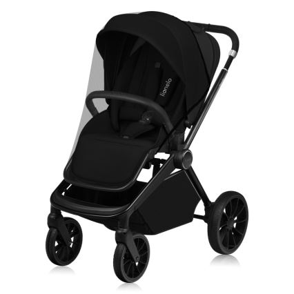 Lionelo - MIKA PLUS 2-in-1 yhdistelmävaunut Musta Onyx