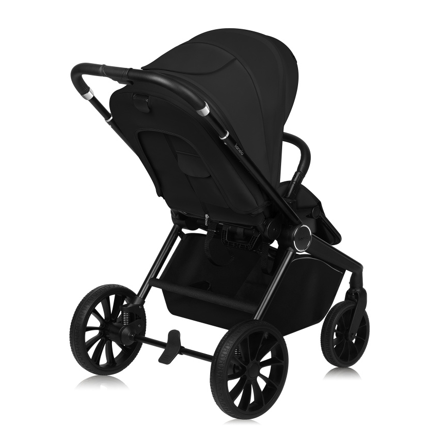 Lionelo - MIKA PLUS 2-in-1 yhdistelmävaunut Musta Onyx