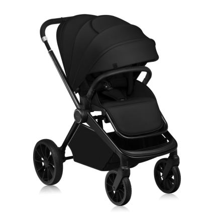 Lionelo - MIKA PLUS 2-in-1 yhdistelmävaunut Musta Onyx