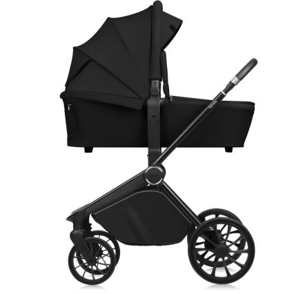 Lionelo - MIKA PLUS 2-in-1 yhdistelmävaunut Musta Onyx