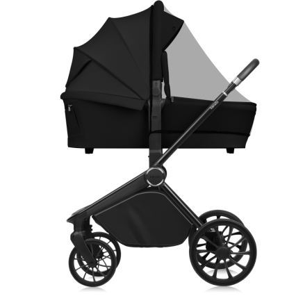 Lionelo - MIKA PLUS 2-in-1 yhdistelmävaunut Musta Onyx