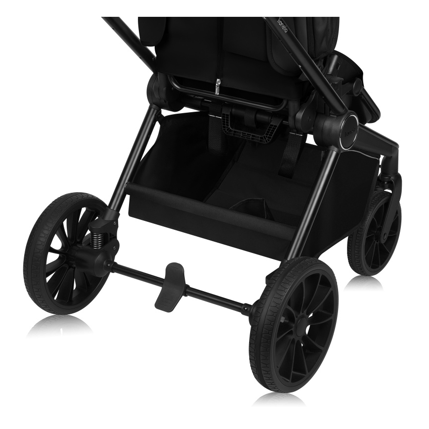 Lionelo - MIKA PLUS 2-in-1 yhdistelmävaunut Musta Onyx