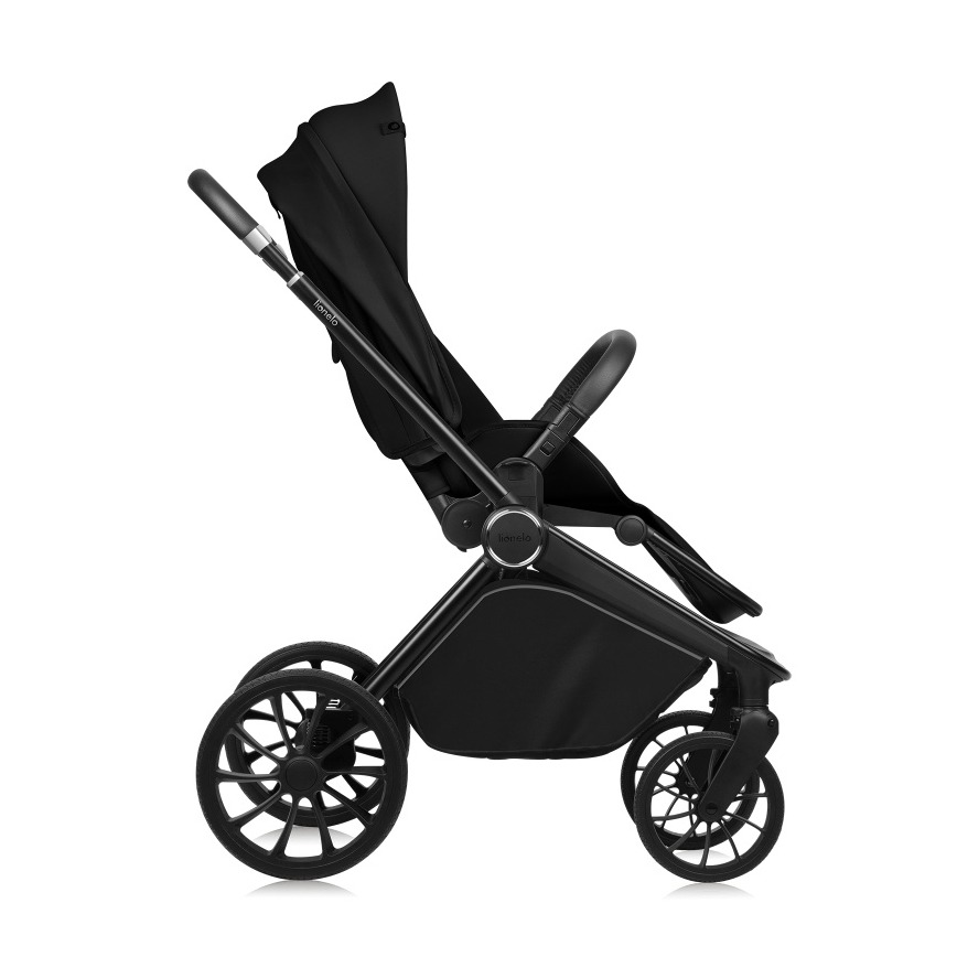 Lionelo - MIKA PLUS 2-in-1 yhdistelmävaunut Musta Onyx