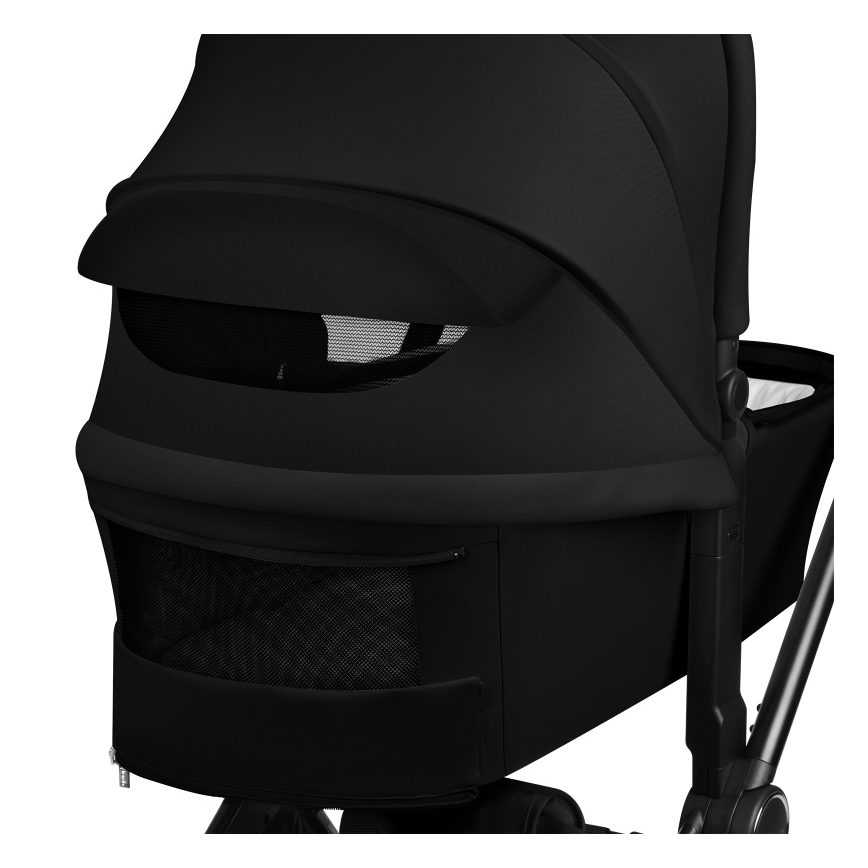 Lionelo - MIKA PLUS 2-in-1 yhdistelmävaunut Musta Onyx