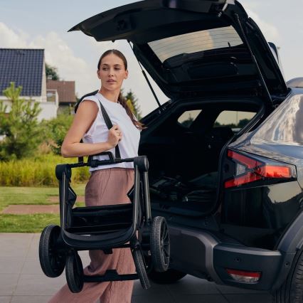 Lionelo - MIKA PLUS 3-in-1 yhdistelmävaunut, Black Onyx