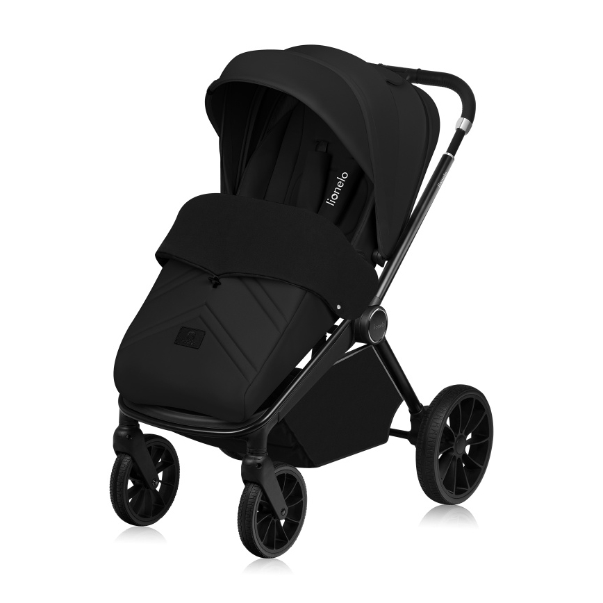 Lionelo - MIKA PLUS 3-in-1 yhdistelmävaunut, Black Onyx
