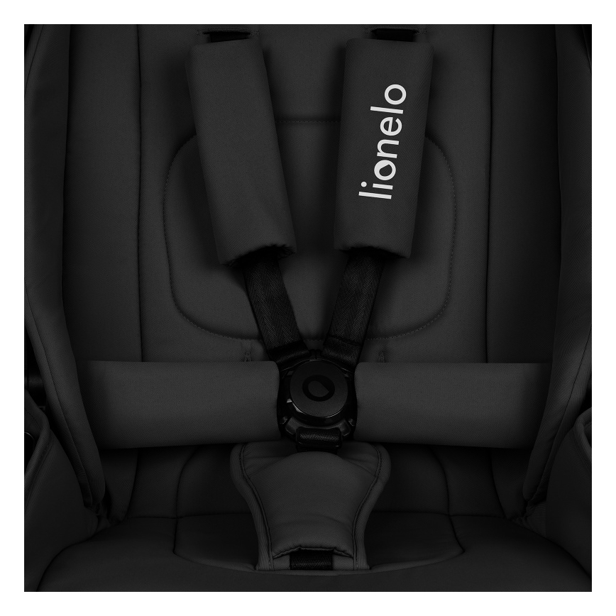 Lionelo - MIKA PLUS 3-in-1 yhdistelmävaunut, Black Onyx