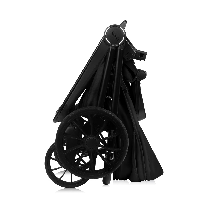 Lionelo - MIKA PLUS 3-in-1 yhdistelmävaunut, Black Onyx