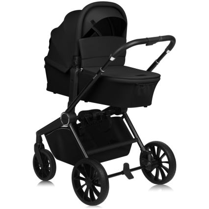 Lionelo - MIKA PLUS 3-in-1 yhdistelmävaunut, Black Onyx
