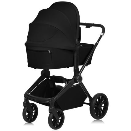 Lionelo - MIKA PLUS 3-in-1 yhdistelmävaunut, Black Onyx