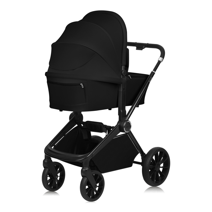 Lionelo - MIKA PLUS 3-in-1 yhdistelmävaunut, Black Onyx