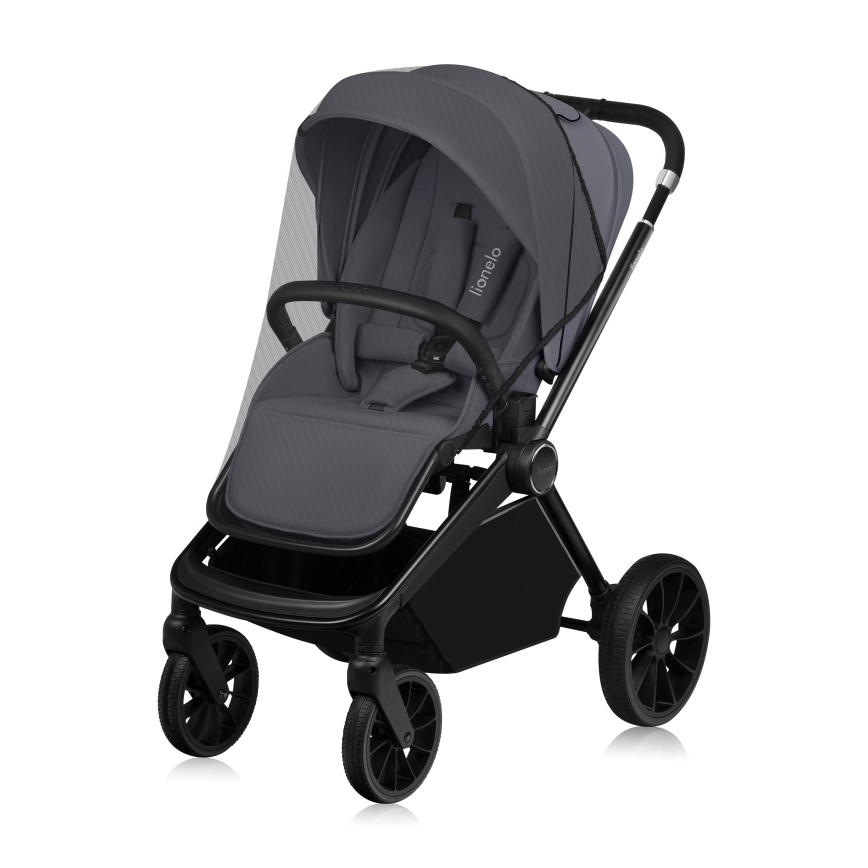 Lionelo - MIKA PLUS 3-in-1 yhdistelmävaunut Grey Stone