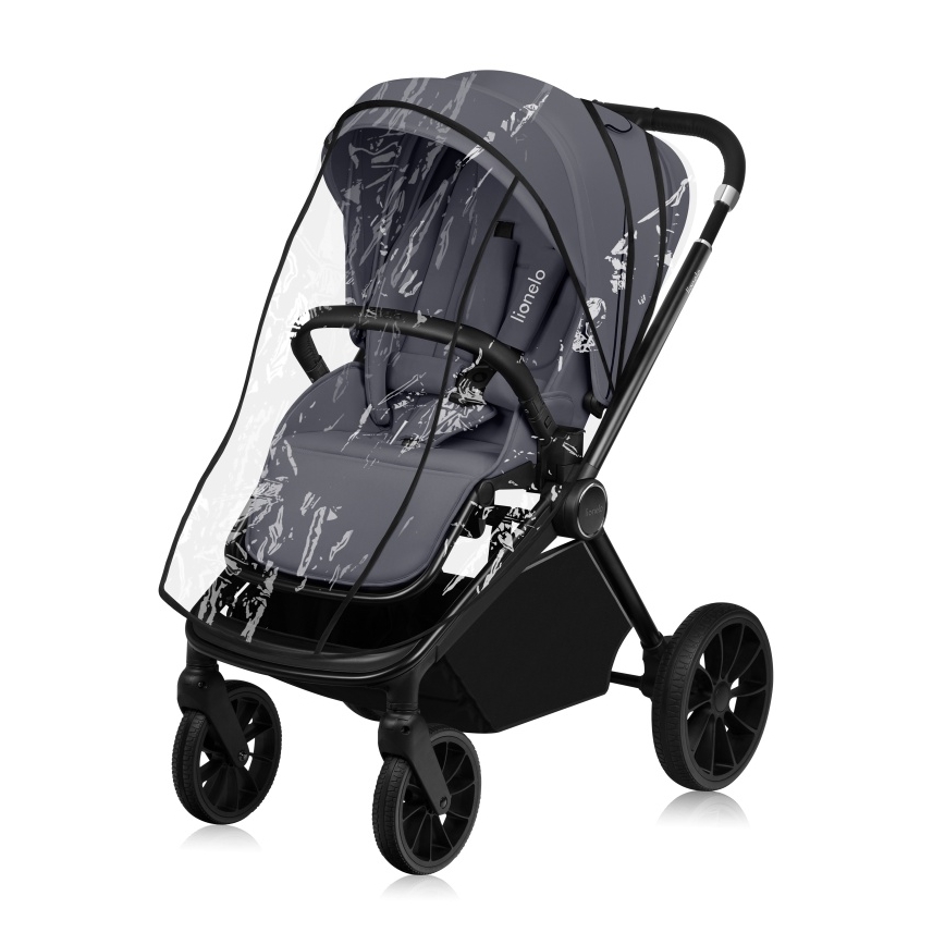 Lionelo - MIKA PLUS 3-in-1 yhdistelmävaunut Grey Stone