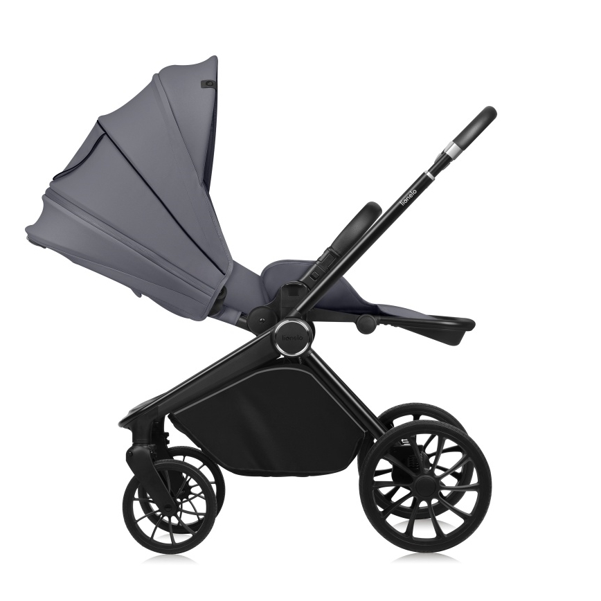 Lionelo - MIKA PLUS 3-in-1 yhdistelmävaunut Grey Stone