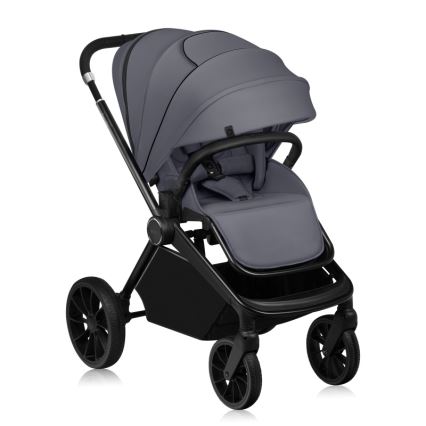 Lionelo - MIKA PLUS 3-in-1 yhdistelmävaunut Grey Stone