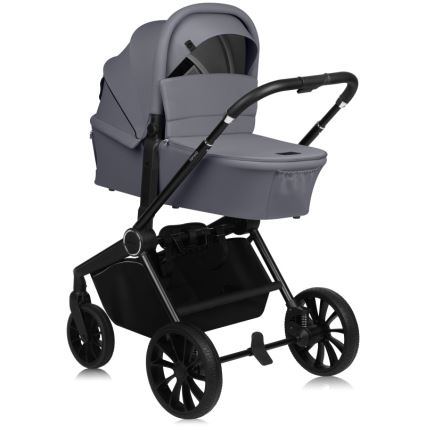 Lionelo - MIKA PLUS 3-in-1 yhdistelmävaunut Grey Stone
