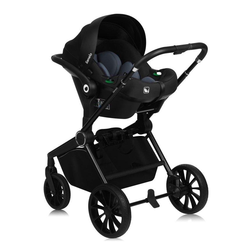 Lionelo - MIKA PLUS 3-in-1 yhdistelmävaunut Grey Stone