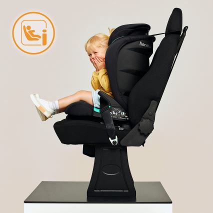 Lionelo - NEAL i-Size turvaistuin 100–150 cm Black Onyx
