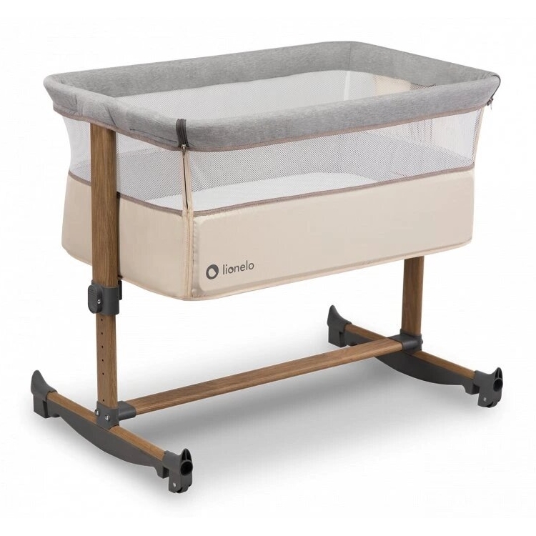 Lionelo - Pinnasänky 3in1 LEONIE harmaa/beige