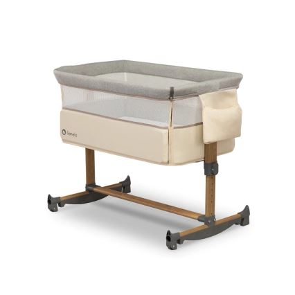 Lionelo - Pinnasänky 3in1 LEONIE harmaa/beige