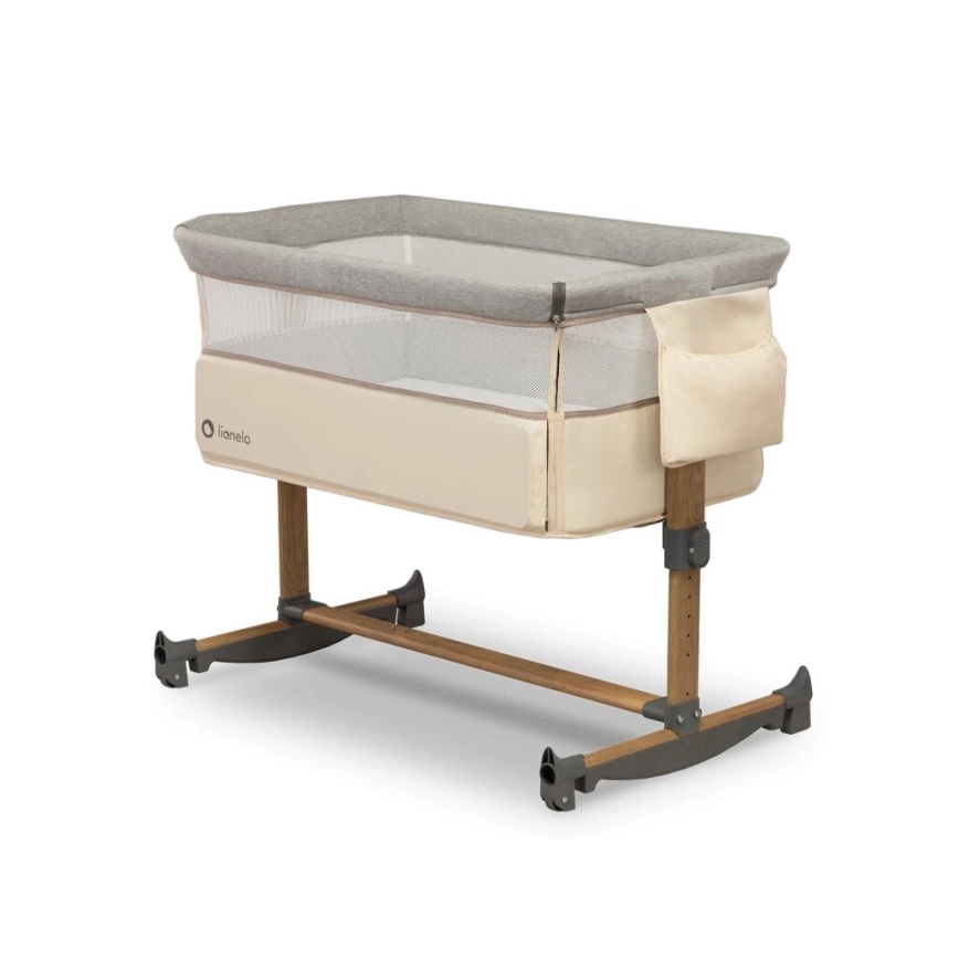 Lionelo - Pinnasänky 3in1 LEONIE harmaa/beige