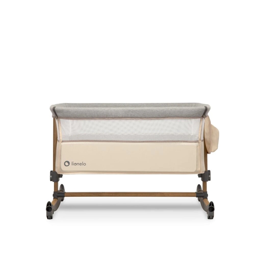 Lionelo - Pinnasänky 3in1 LEONIE harmaa/beige