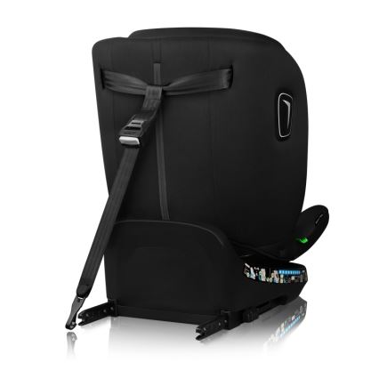 Lionelo - Pyörivä turvaistuin jalustalla BRAVE i-Size 40-150 cm Black Carbon