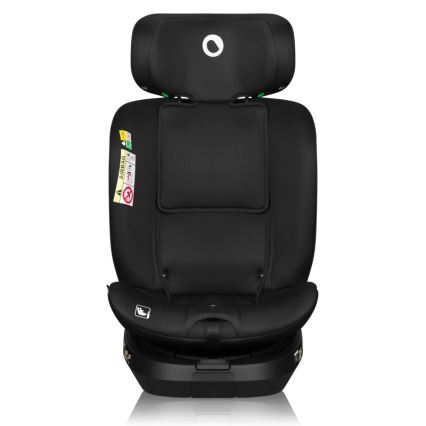 Lionelo - Pyörivä turvaistuin jalustalla BRAVE i-Size 40-150 cm Black Carbon