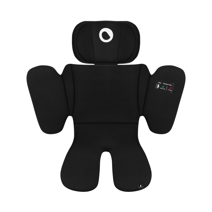 Lionelo - Pyörivä turvaistuin jalustalla BRAVE i-Size 40-150 cm Black Carbon