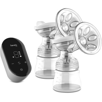 Lionelo - Sähköinen ladattava kaksoisrintapumppu TWEE GO 5V 1100 mAh 150 ml