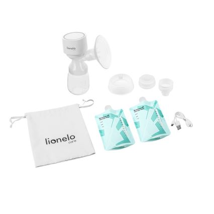 Lionelo - Sähköinen ladattava rintapumppu FIDI ONE 5V 1000 mAh 180 ml