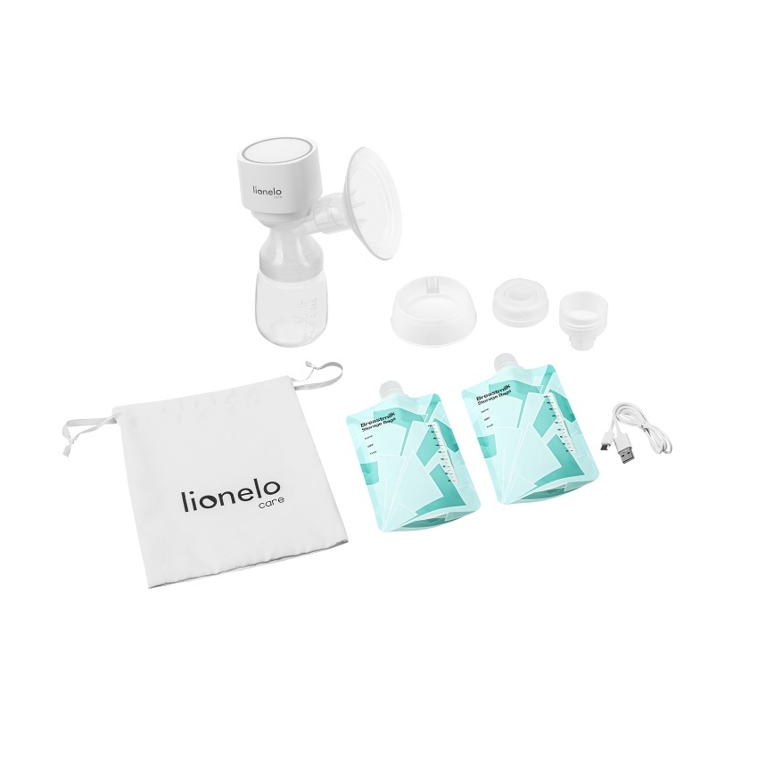 Lionelo - Sähköinen ladattava rintapumppu FIDI ONE 5V 1000 mAh 180 ml
