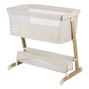 Lionelo - THOMI PLUS 5-in-1 muunneltava vauvan pinnasänky, beige hiekka