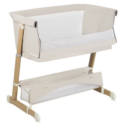 Lionelo - THOMI PLUS 5-in-1 muunneltava vauvan pinnasänky, beige hiekka