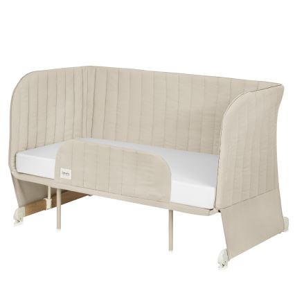 Lionelo - THOMI PLUS 5-in-1 muunneltava vauvan pinnasänky, beige hiekka