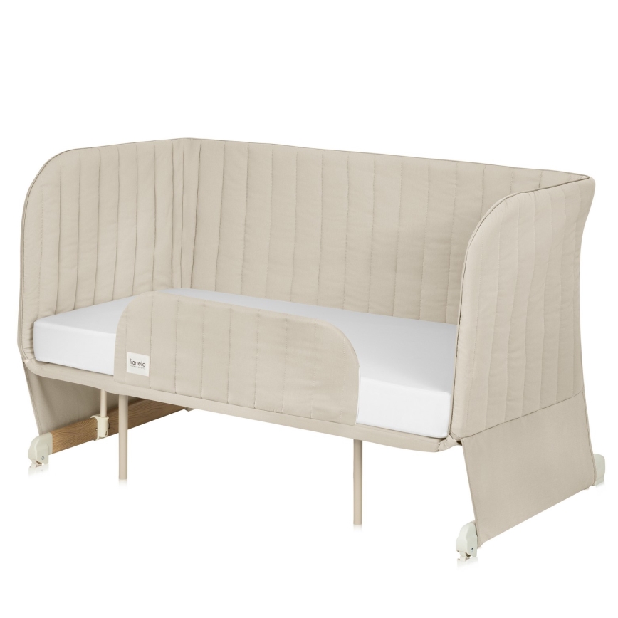 Lionelo - THOMI PLUS 5-in-1 muunneltava vauvan pinnasänky, beige hiekka