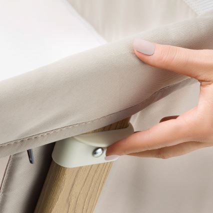Lionelo - THOMI PLUS 5-in-1 muunneltava vauvan pinnasänky, beige hiekka