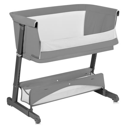Lionelo - THOMI PLUS 5-in-1 vauvan pinnasänky harmaa Concrete