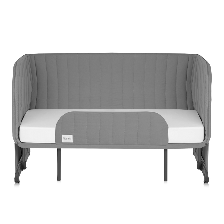 Lionelo - THOMI PLUS 5-in-1 vauvan pinnasänky harmaa Concrete