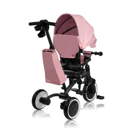 Lionelo - TRIS PLUS lasten kolmipyörä Pink Rose